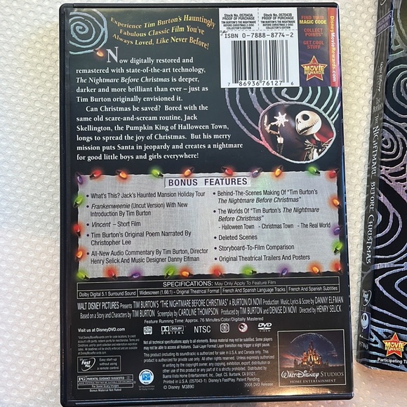 Nightmare before Christmas Collector's edition DVD - Picture 9 of 10